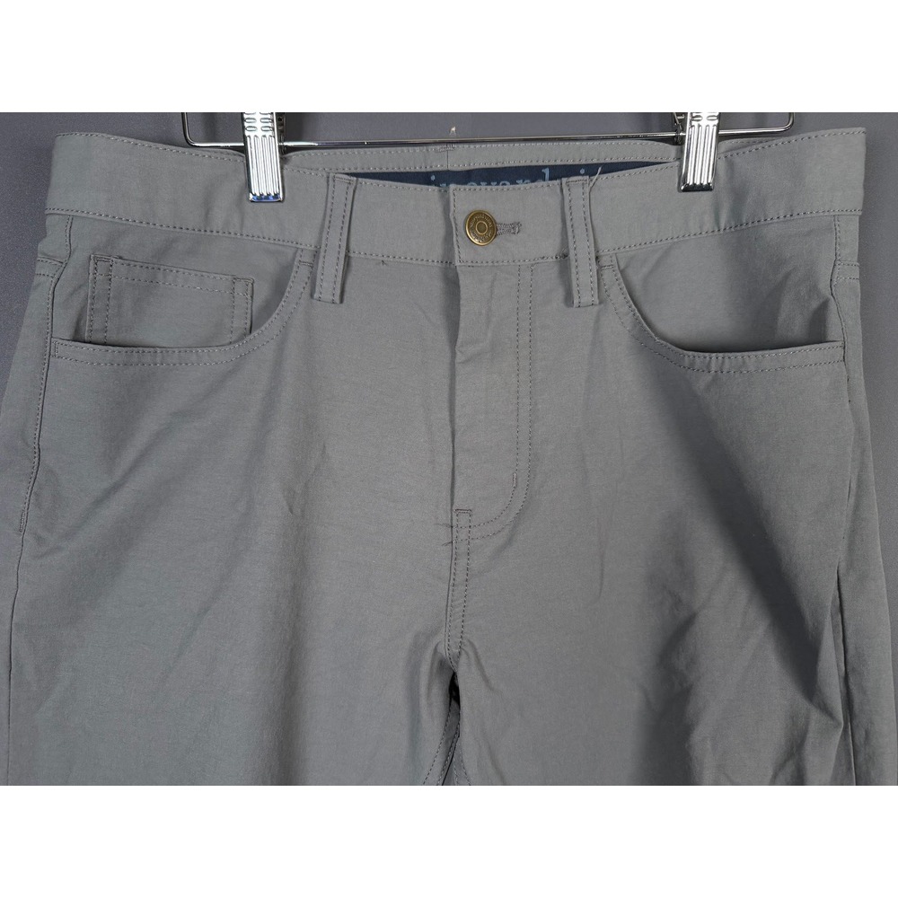 Vineyard Vines On The Go Pant Mens 30x30 Gray Performance 5-Pocket Stretch Chino
